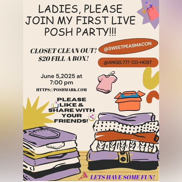 Other - Closet Cleanout Posh Show